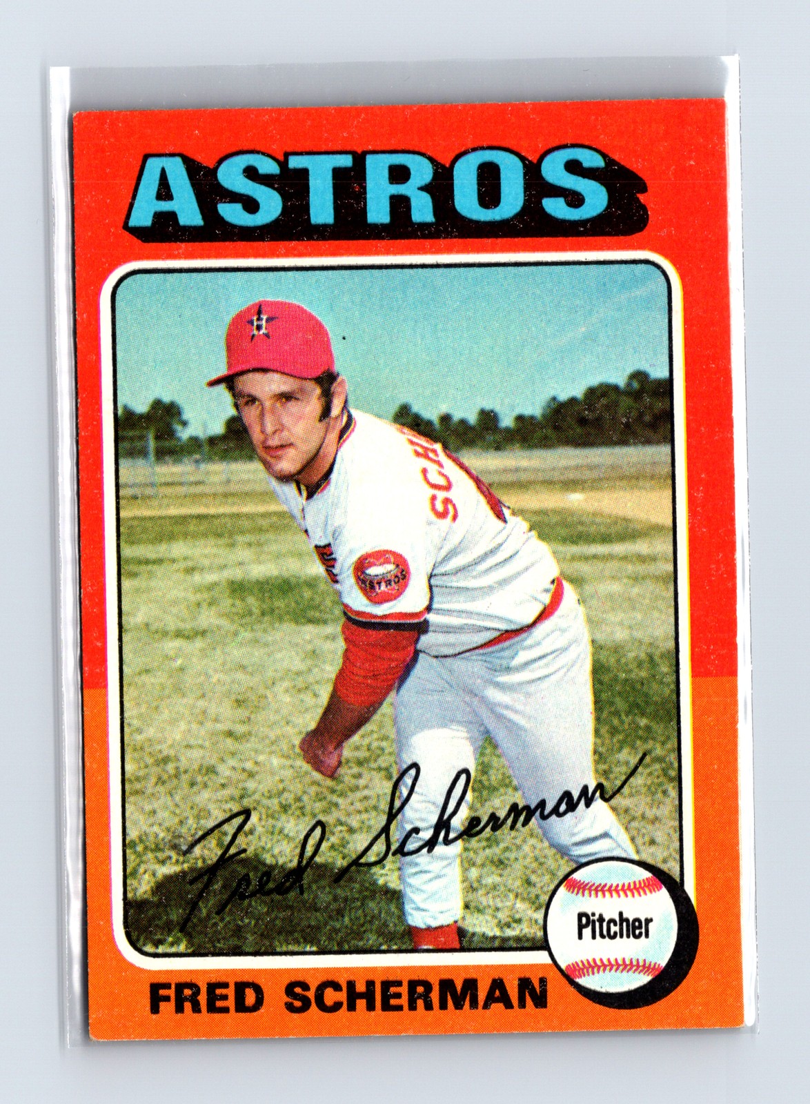 1975 Topps Baseball - SET BREAK - #252 Fred Scherman
