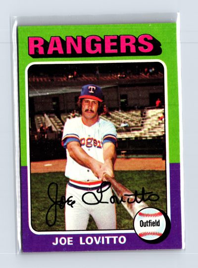 1975 Topps Baseball - SET BREAK - #36 Joe Lovitto