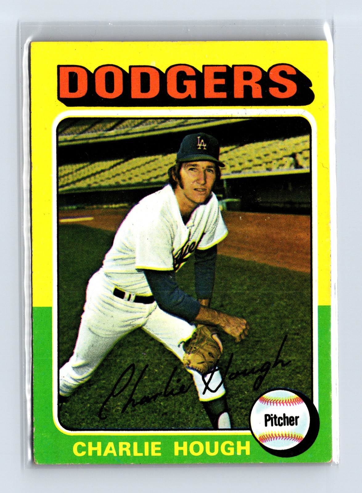 1975 Topps Baseball - SET BREAK - #71 Charlie Hough