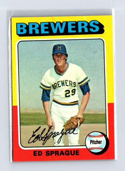 1975 Topps Baseball - SET BREAK - #76 Ed Sprague