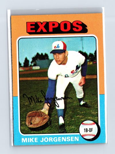 1975 Topps Baseball - SET BREAK - #286 Mike Jorgensen