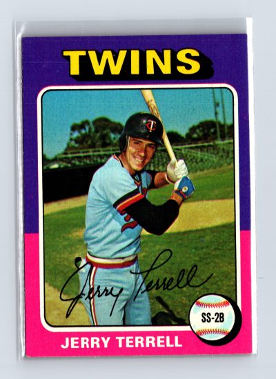 1975 Topps Baseball - SET BREAK - #654 Jerry Terrell