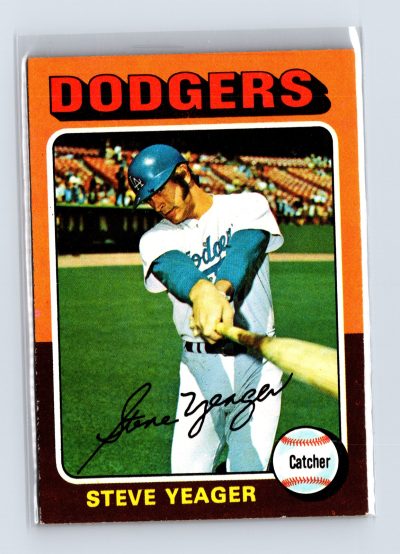 1975 Topps Baseball - SET BREAK - #376 Steve Yeager