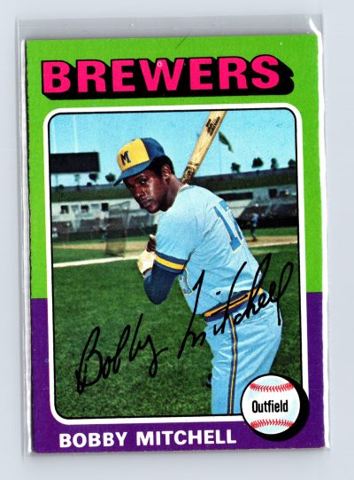 1975 Topps Baseball - SET BREAK - #468 Bobby Mitchell