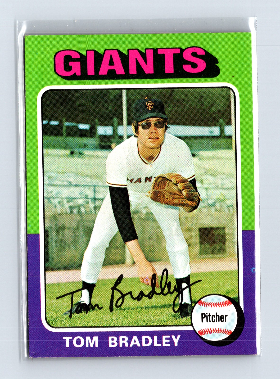 1975 Topps Baseball - SET BREAK - #179 Tom Bradley