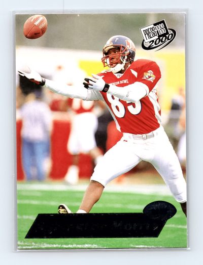 2000 Press Pass #14 Sylvester Morris Gold Zone Football Card - Excellent