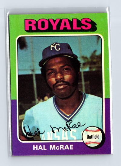 1975 Topps Baseball - SET BREAK - #268 Hal McRae