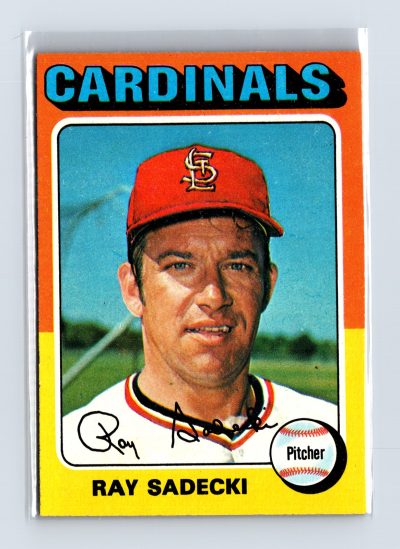 1975 Topps Baseball - SET BREAK - #349 Ray Sadecki