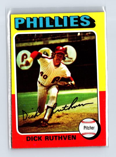 1975 Topps Baseball - SET BREAK - #267 Dick Ruthven