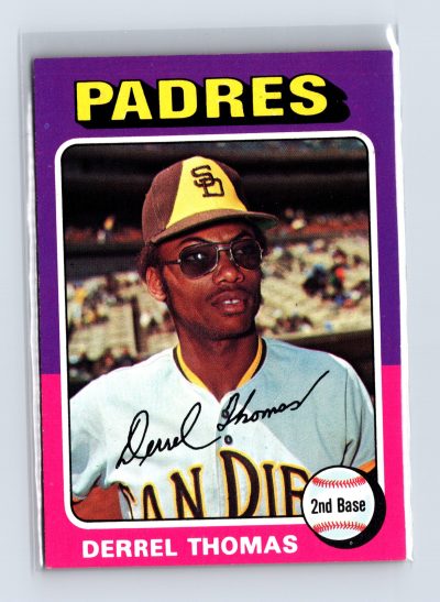1975 Topps Baseball - SET BREAK - #378 Derrel Thomas