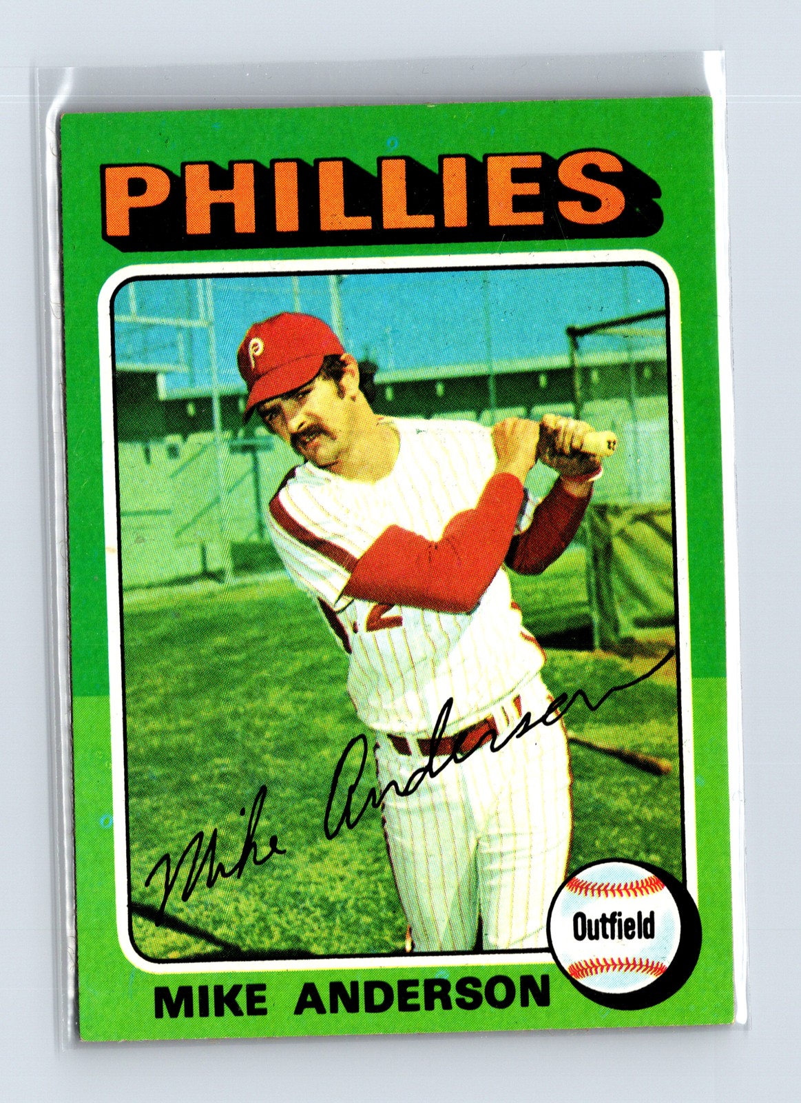 1975 Topps Baseball - SET BREAK - #118 Mike Anderson