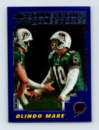 2000 Topps Chrome #201 Olindo Mare Refractor Miami Dolphins NFL Card