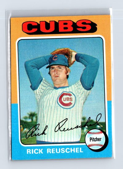1975 Topps Baseball - SET BREAK - #153 Rick Reuschel