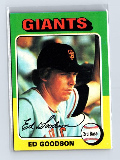 1975 Topps Baseball - SET BREAK - #322 Ed Goodson