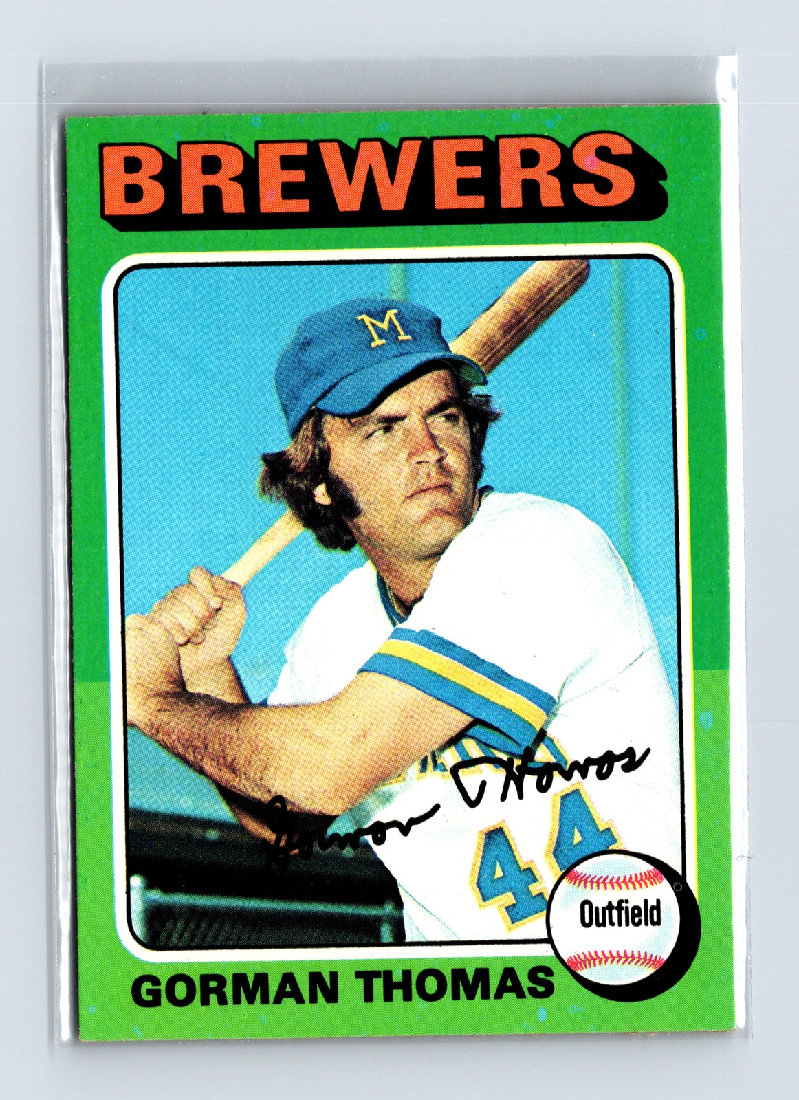 1975 Topps Baseball - SET BREAK - #532 Gorman Thomas