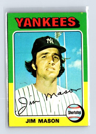 1975 Topps Baseball - SET BREAK - #136 Jim Mason