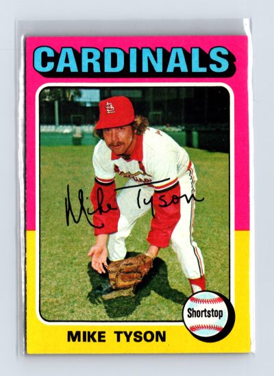 1975 Topps Baseball - SET BREAK - #231 Mike Tyson