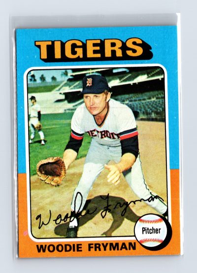 1975 Topps Baseball - SET BREAK - #166 Woodie Fryman