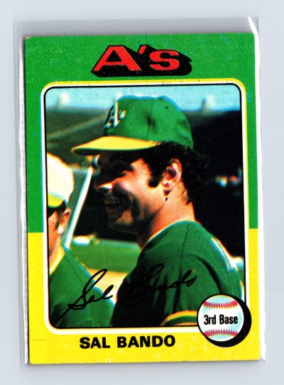 1975 Topps Baseball - SET BREAK - #380 Sal Bando