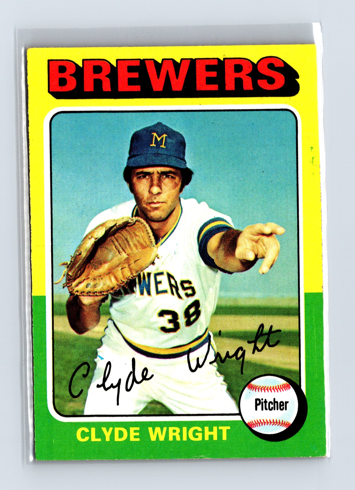 1975 Topps Baseball - SET BREAK - #408 Clyde Wright