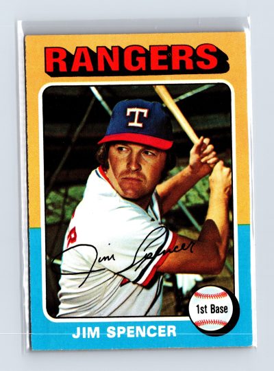 1975 Topps Baseball - SET BREAK - #387 Jim Spencer