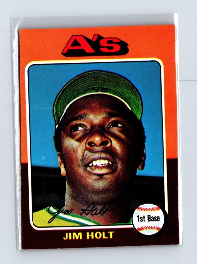 1975 Topps Baseball - SET BREAK - #607 Jim Holt