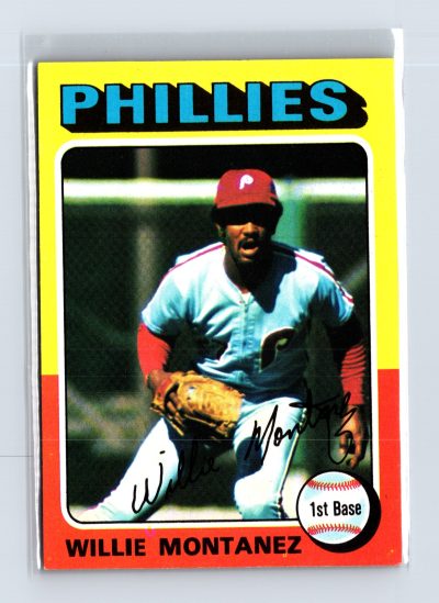 1975 Topps Baseball - SET BREAK - #162 Willie Montanez