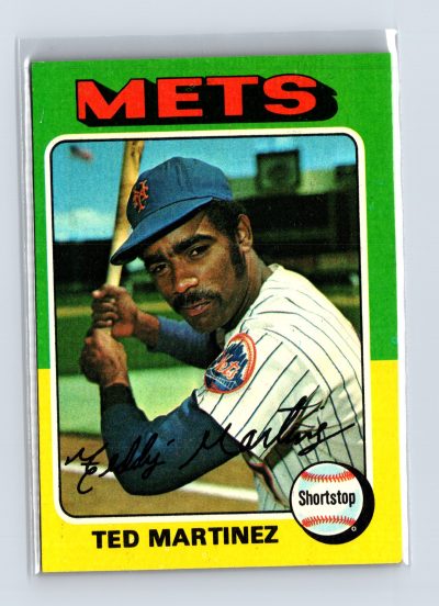 1975 Topps Baseball - SET BREAK - #637 Ted Martinez