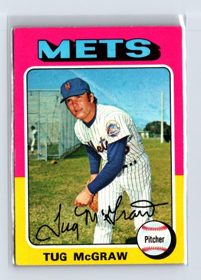 1975 Topps Baseball - SET BREAK - #67 Tug McGraw