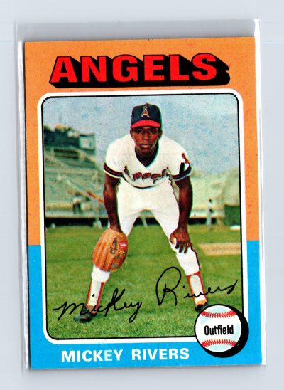 1975 Topps Baseball - SET BREAK - #164 Mickey Rivers