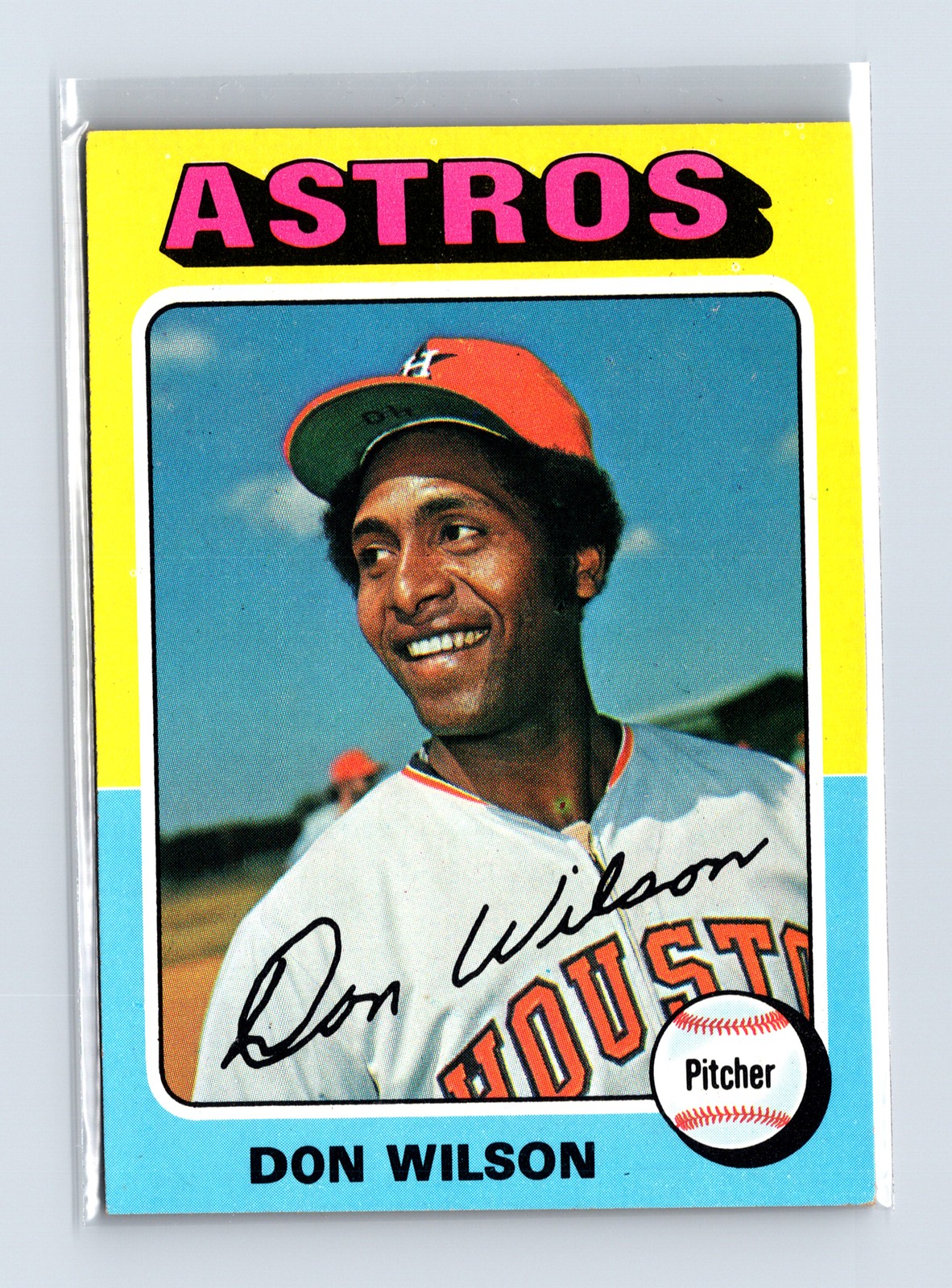 1975 Topps Baseball - SET BREAK - #455 Don Wilson