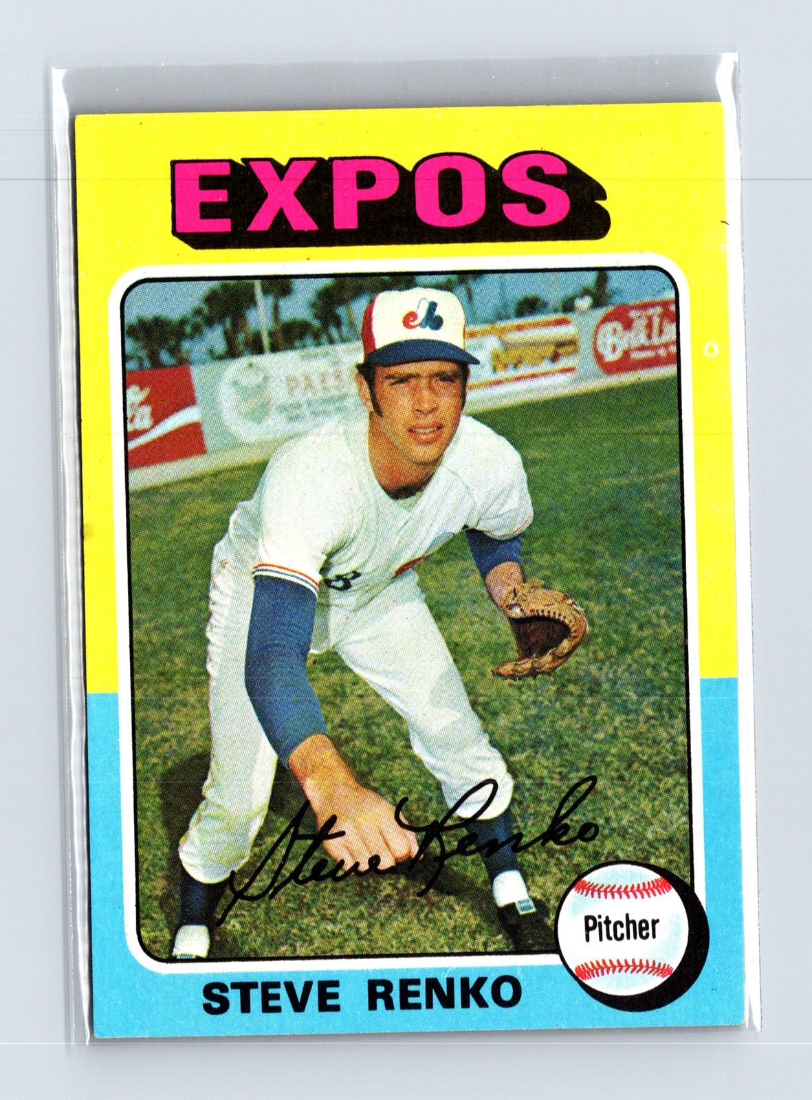 1975 Topps Baseball - SET BREAK - #34 Steve Renko