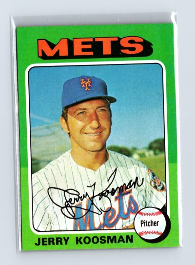1975 Topps Baseball - SET BREAK - #19 Jerry Koosman