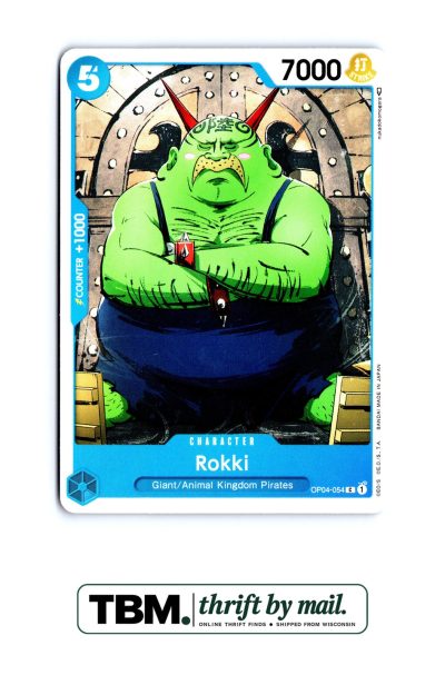 Rokki OP04-054 One Piece Kingdoms of Intrigue 2023 Common TCG Card NM