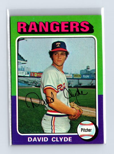 1975 Topps Baseball - SET BREAK - #12 David Clyde