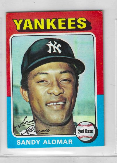 1975 Topps MINI Baseball - SET BREAK - Sandy Alomar #266