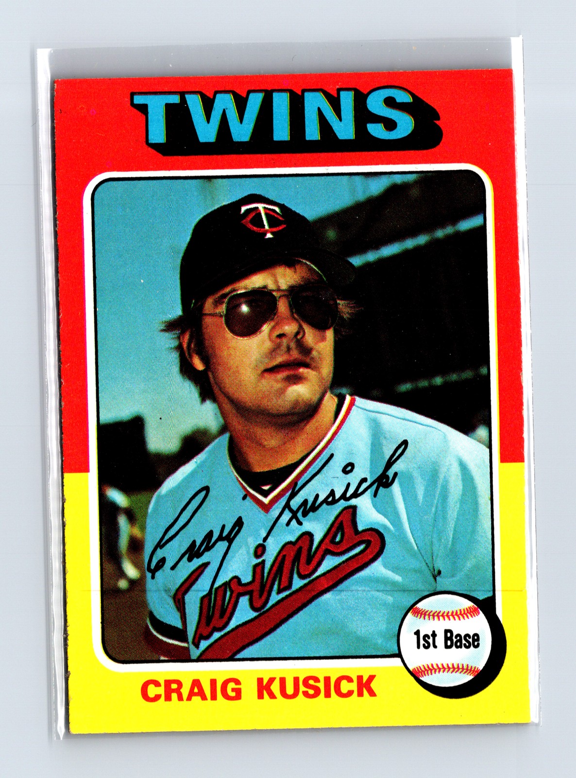 1975 Topps Baseball - SET BREAK - #297 Craig Kusick (RC)