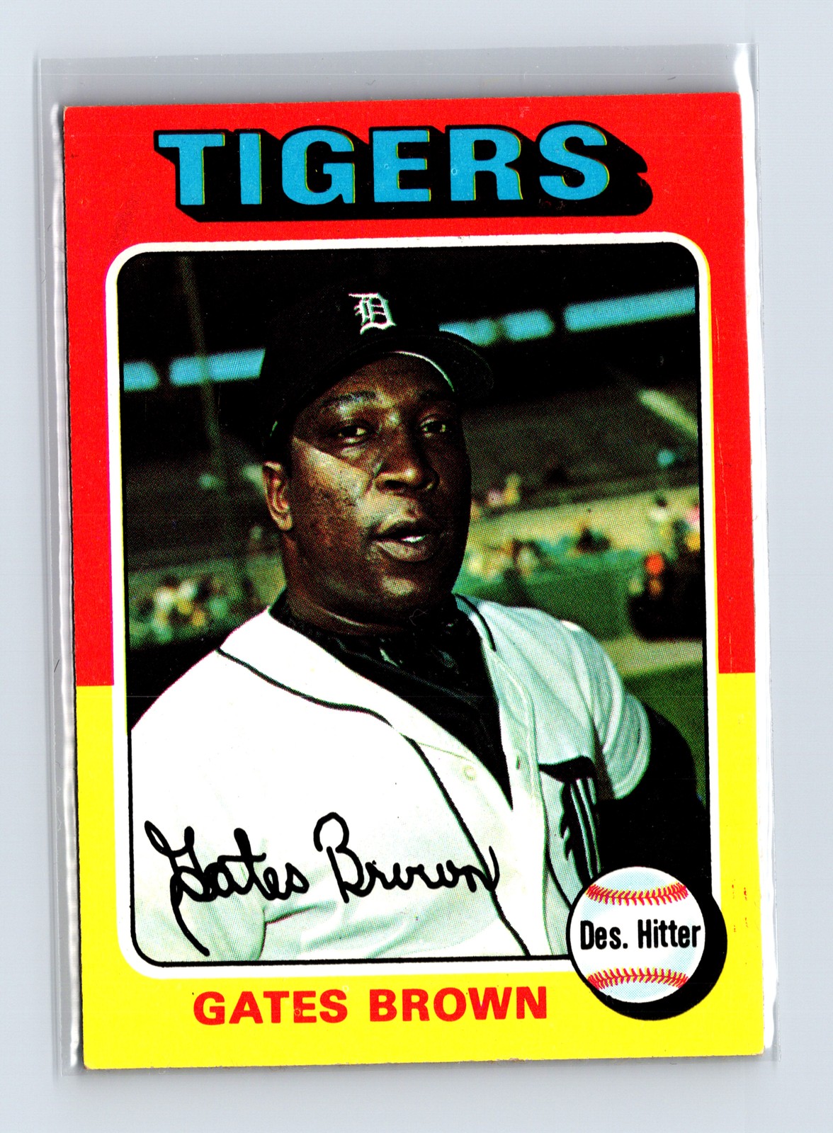 1975 Topps Baseball - SET BREAK - #371 Gates Brown