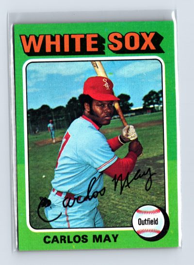 1975 Topps Baseball - SET BREAK - #480 Carlos May