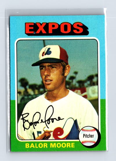 1975 Topps Baseball - SET BREAK - #592 Balor Moore