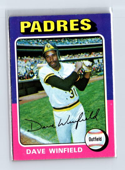 1975 Topps Baseball - SET BREAK - #61 Dave Winfield (HOF)