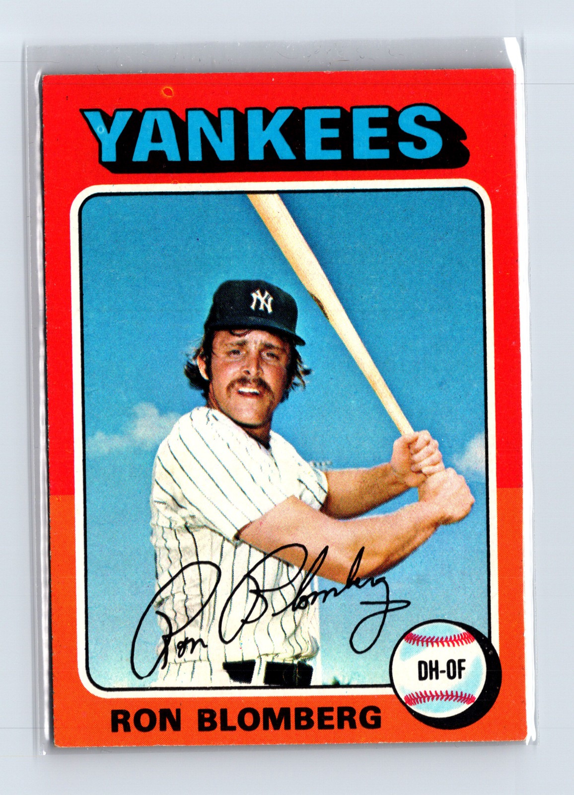 1975 Topps Baseball - SET BREAK - #68 Ron Blomberg