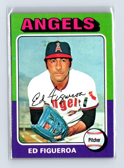 1975 Topps Baseball - SET BREAK - #476 Ed Figueroa (RC)