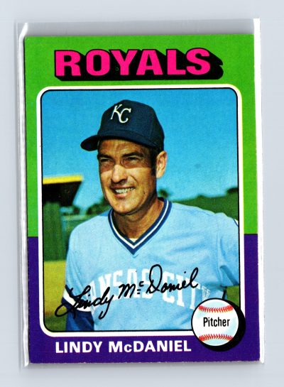 1975 Topps Baseball - SET BREAK - #652 Lindy McDaniel