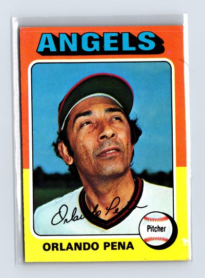 1975 Topps Baseball - SET BREAK - #573 Orlando Pena