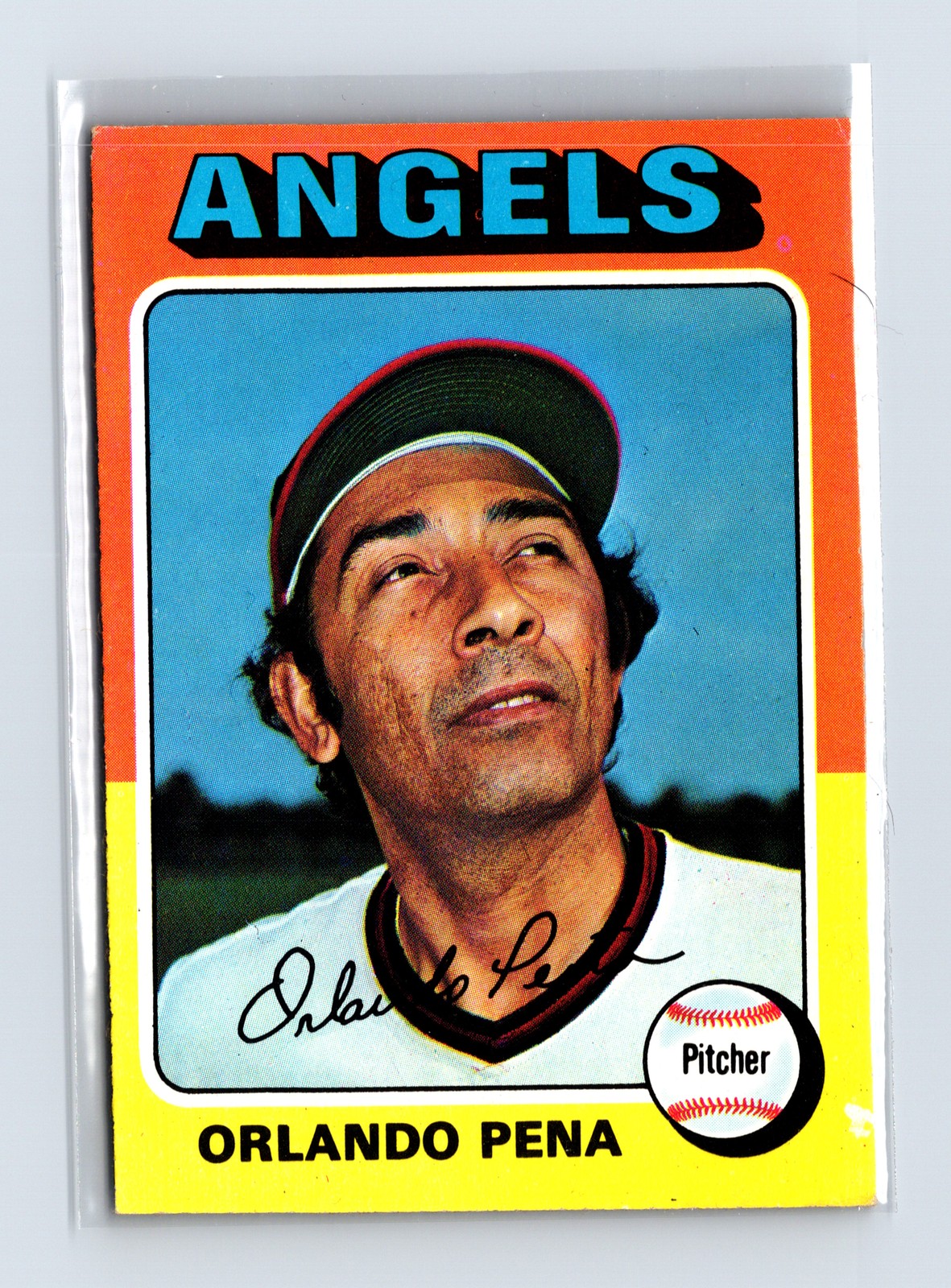 1975 Topps Baseball - SET BREAK - #573 Orlando Pena