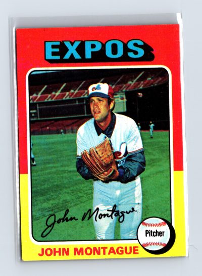 1975 Topps Baseball - SET BREAK - #405 John Montague (RC)
