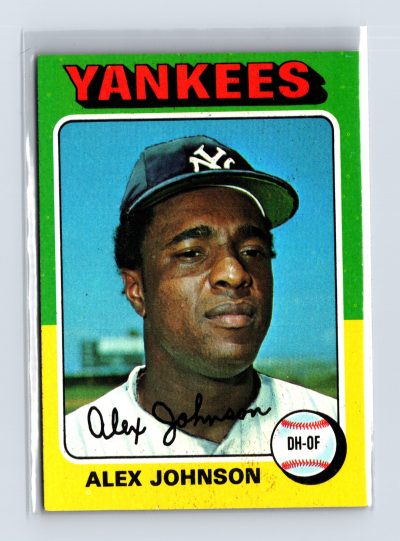 1975 Topps Baseball - SET BREAK - #534 Alex Johnson