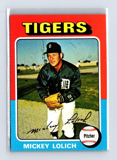 1975 Topps Baseball - SET BREAK - #245 Mickey Lolich