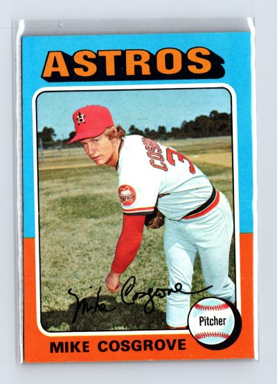 1975 Topps Baseball - SET BREAK - #96 Mike Cosgrove (RC)